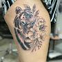 Etched Skin Tattoo